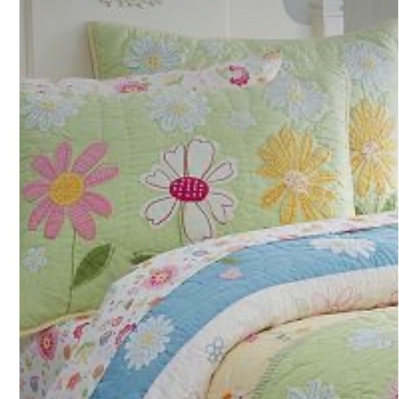 Pottery Barn Kids Daisy Garden Standard Sham - Picture 8 of 9
